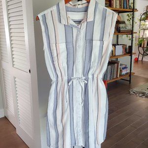 Shirt dress, mini-length